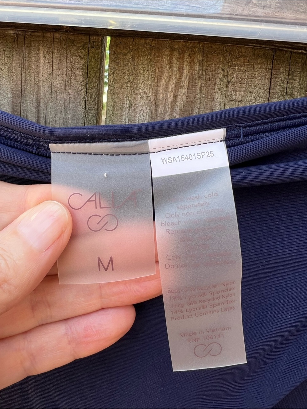 👗Calia Women's Navy mid-Waist Swim Bottoms - Picture 8 of 9